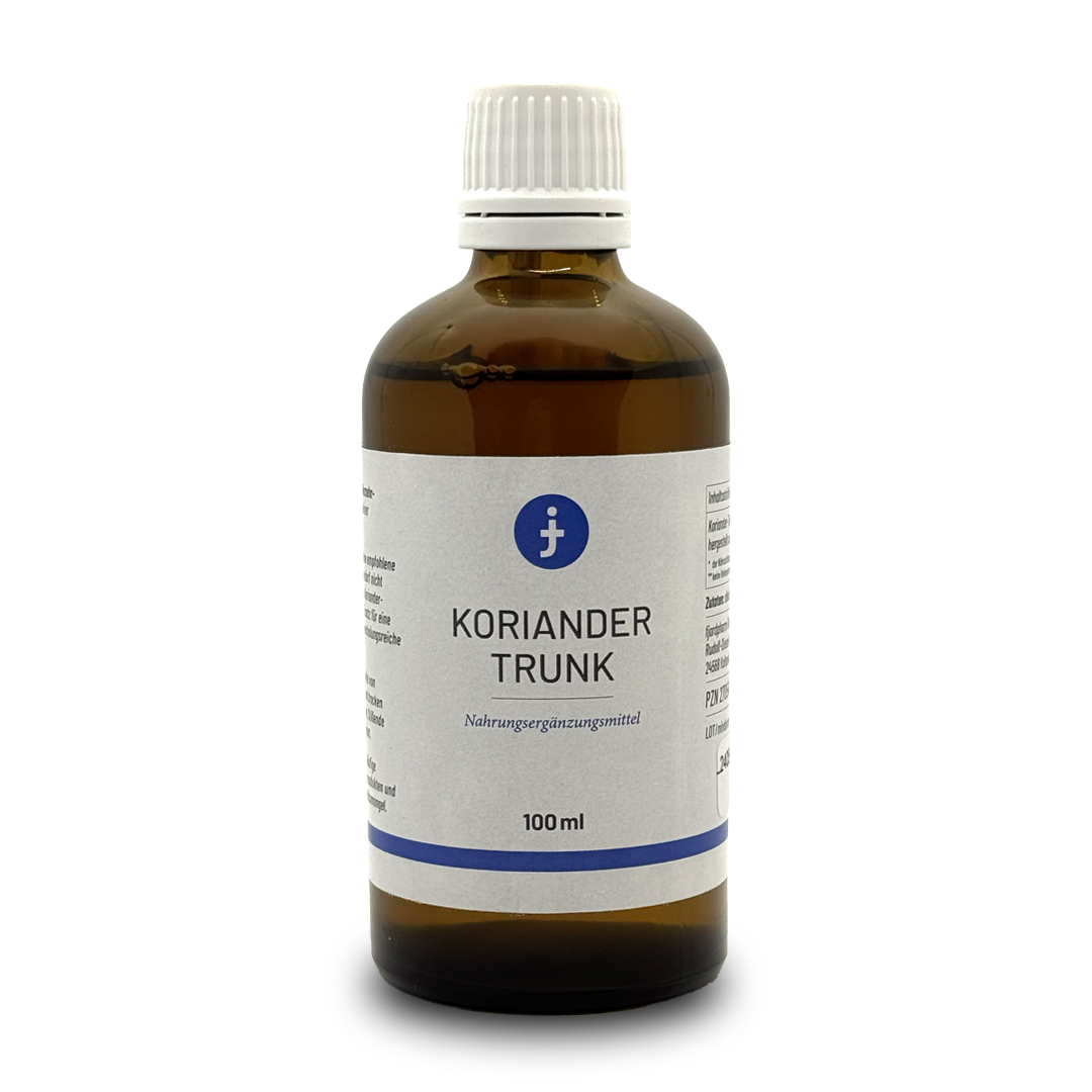 Koriander Konzentrat 100ml – Natürliche Unterstützung bei der Ausleitung von Schwermetallen und Schadstoffen. Perfekt für den täglichen Gebrauch.