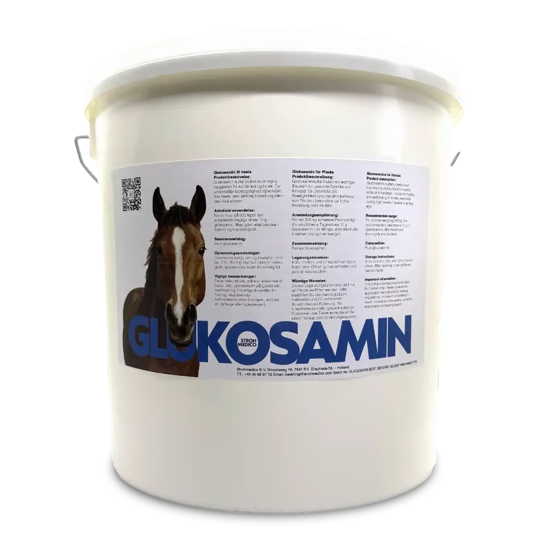 Veterinär-Glucosamin für Pferde – 5 kg Pulver Natürliche Unterstützung für Gelenke und Knorpel bei Pferden (Kopie)